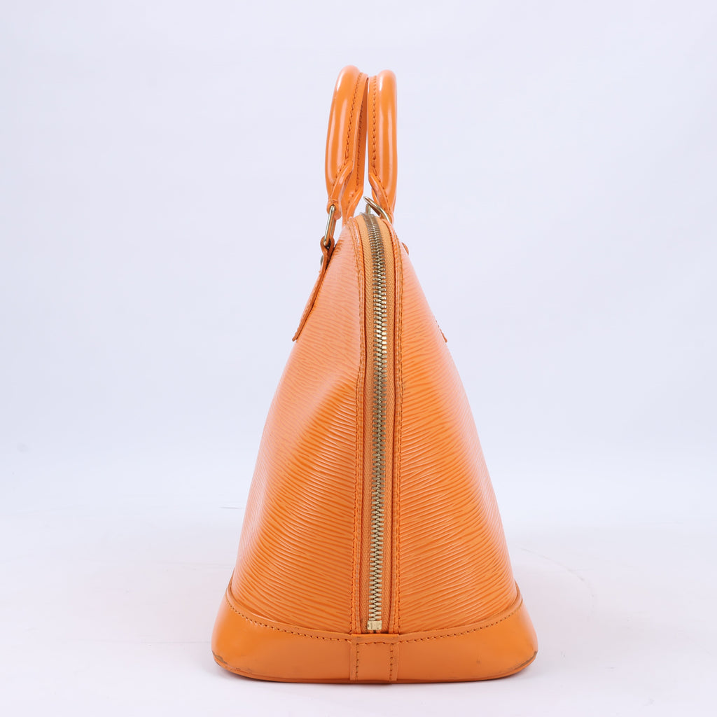 Louis Vuitton Epi Leather Alma PM Handbag in Orange M40623