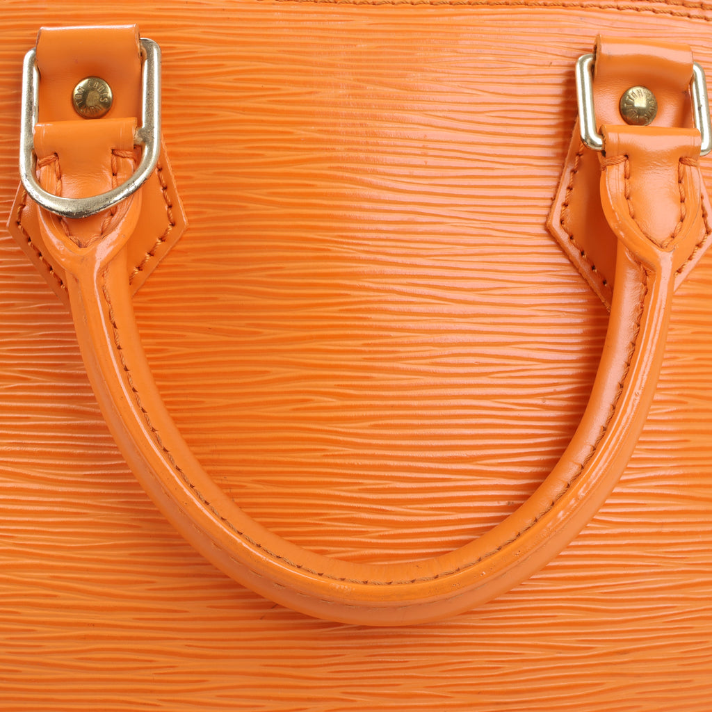Louis Vuitton Epi Leather Alma PM Handbag in Orange M40623