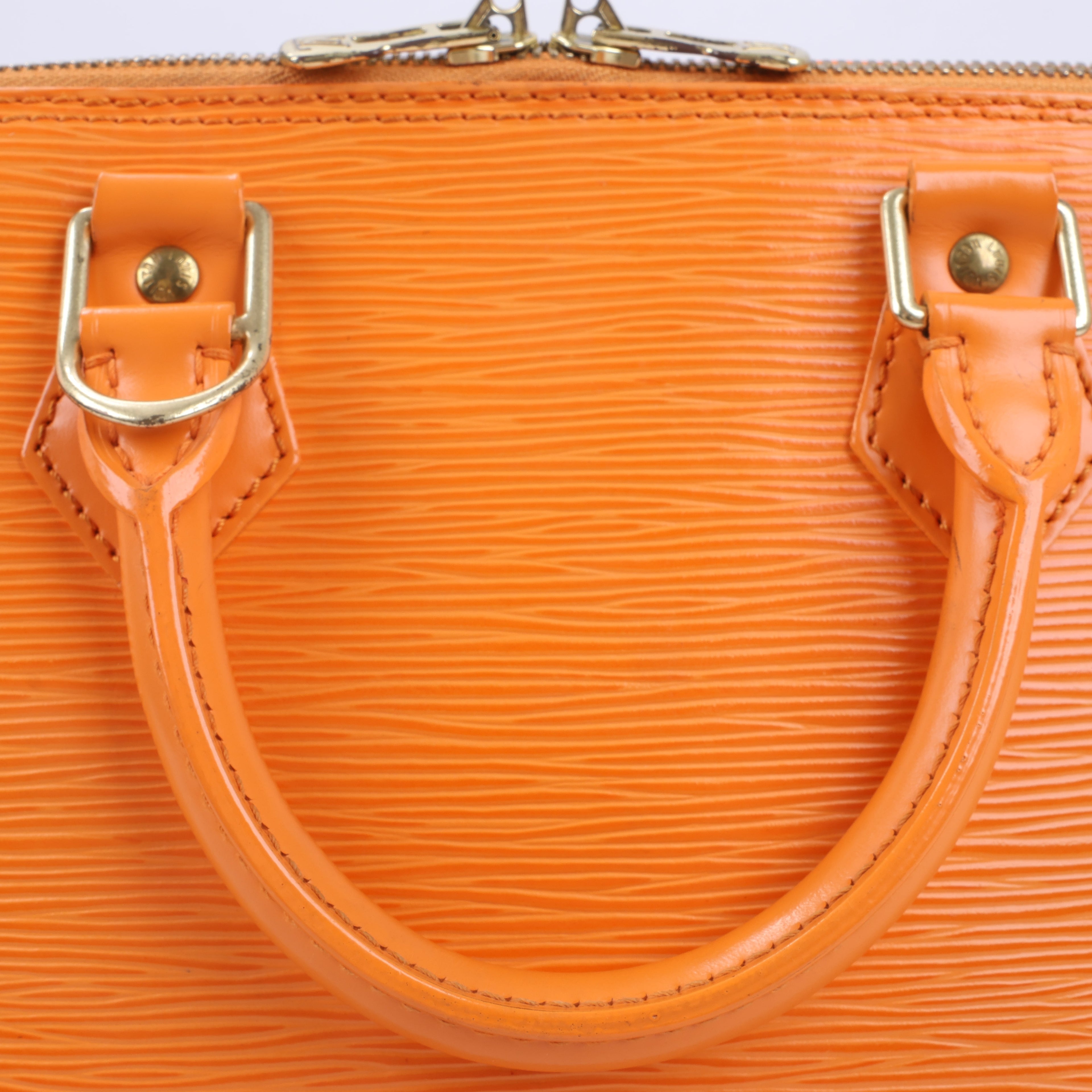 Louis Vuitton Epi Leather Alma PM Handbag in Orange M40623