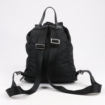 Sac à dos Prada en tissu et cuir noir