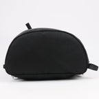 Prada Tessuto Fabric x Leather Backpack in Black