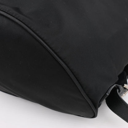 Sac à dos Prada Tessuto en tissu et cuir noir