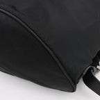 Prada Tessuto Fabric x Leather Backpack in Black