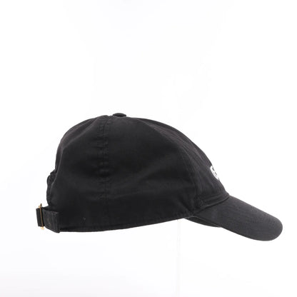 CELINE Embroidered Logo Adjustable Hat in Black