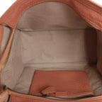 Bolso de mano Celine Luggage Micro Leather x Suede en negro y blanco