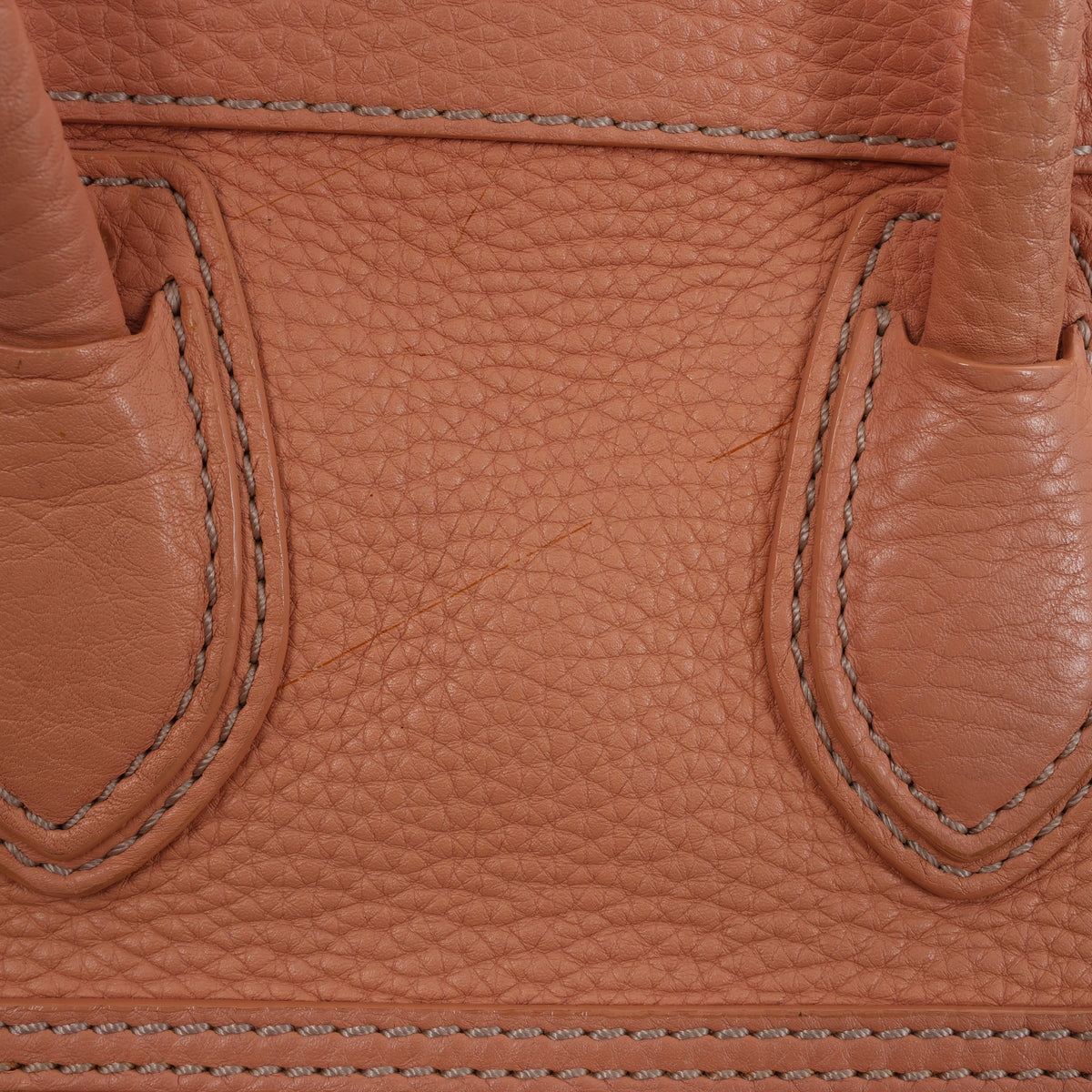 Bolso de mano Celine Luggage Micro Leather x Suede en negro y blanco
