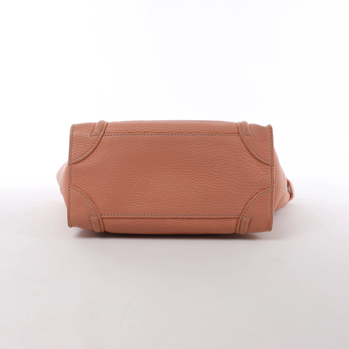 Bolso de mano Celine Luggage Micro Leather x Suede en negro y blanco