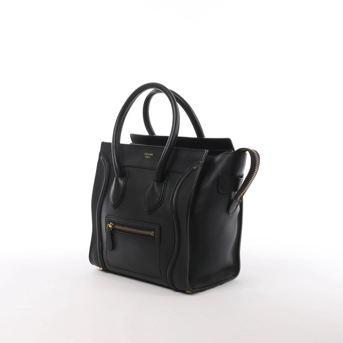 Bolso de mano Celine Tie Knot de piel en azul