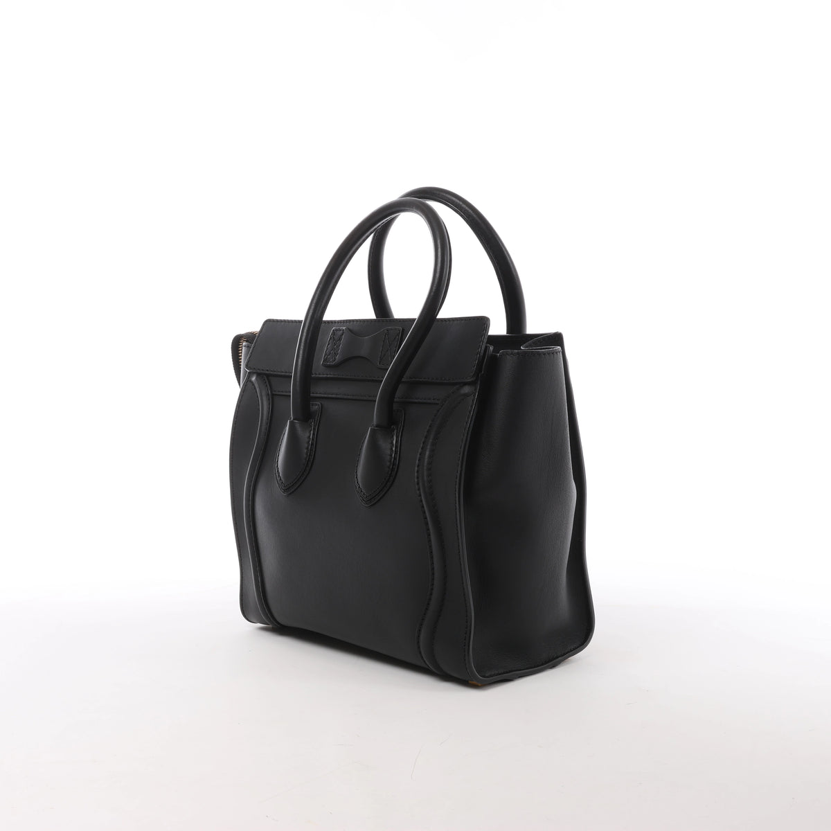 Bolso de mano Celine Tie Knot de piel en azul