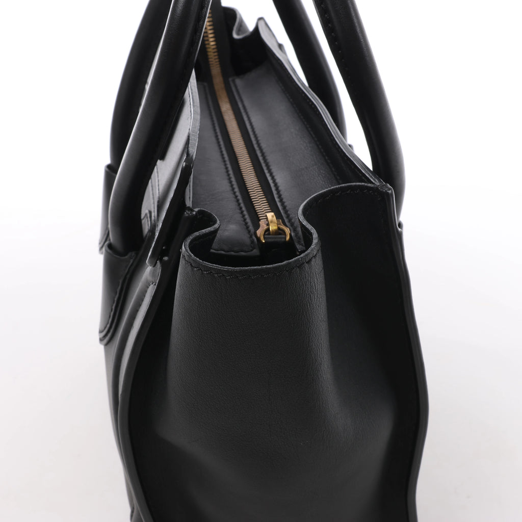 Bolso de mano Celine Tie Knot de piel en azul