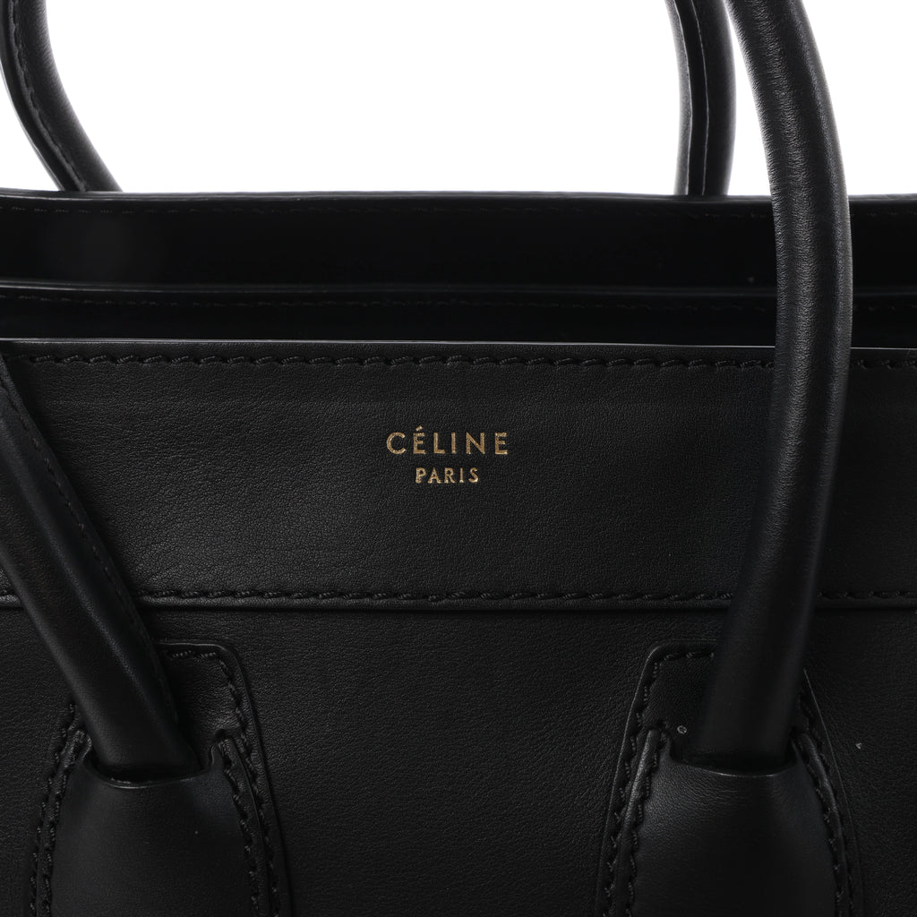 Bolso de mano Celine Tie Knot de piel en azul