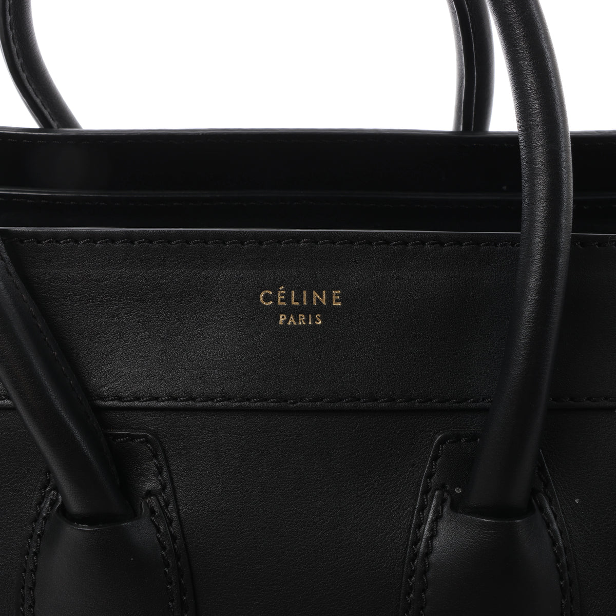 Bolso de mano Celine Tie Knot de piel en azul