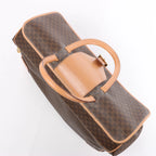 CELINE Macadam Top Handle Briefcase Handbag in Brown