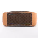 CELINE Macadam Top Handle Briefcase Handbag in Brown