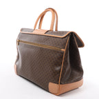 CELINE Macadam Top Handle Briefcase Handbag in Brown
