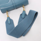 CELINE Soft 16 Teen Leather Shoulder Bag in Blue
