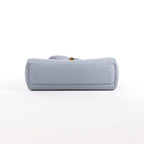 CELINE Soft 16 Teen Leather Shoulder Bag in Light Blue