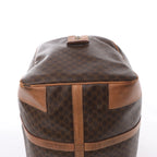 Bolso de viaje Celine Macadam Boston de PVC y piel en marrón