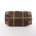 Bolso de viaje Celine Macadam Boston de PVC y piel en marrón