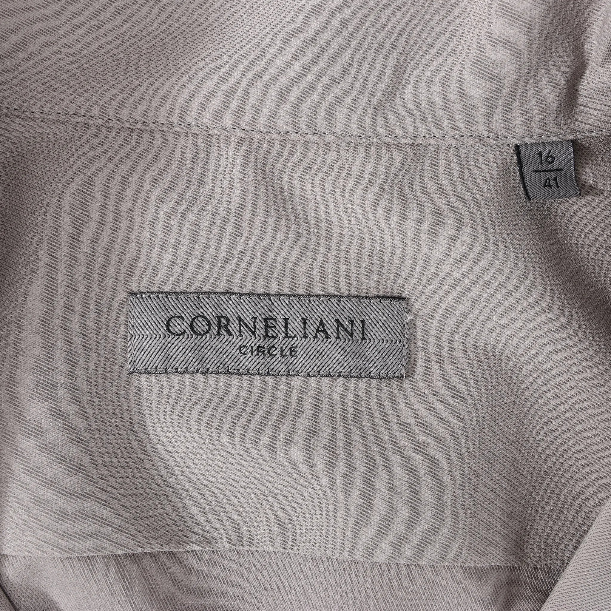Camisa CORNELIANI CIRCLE en gris, talla 41 IT