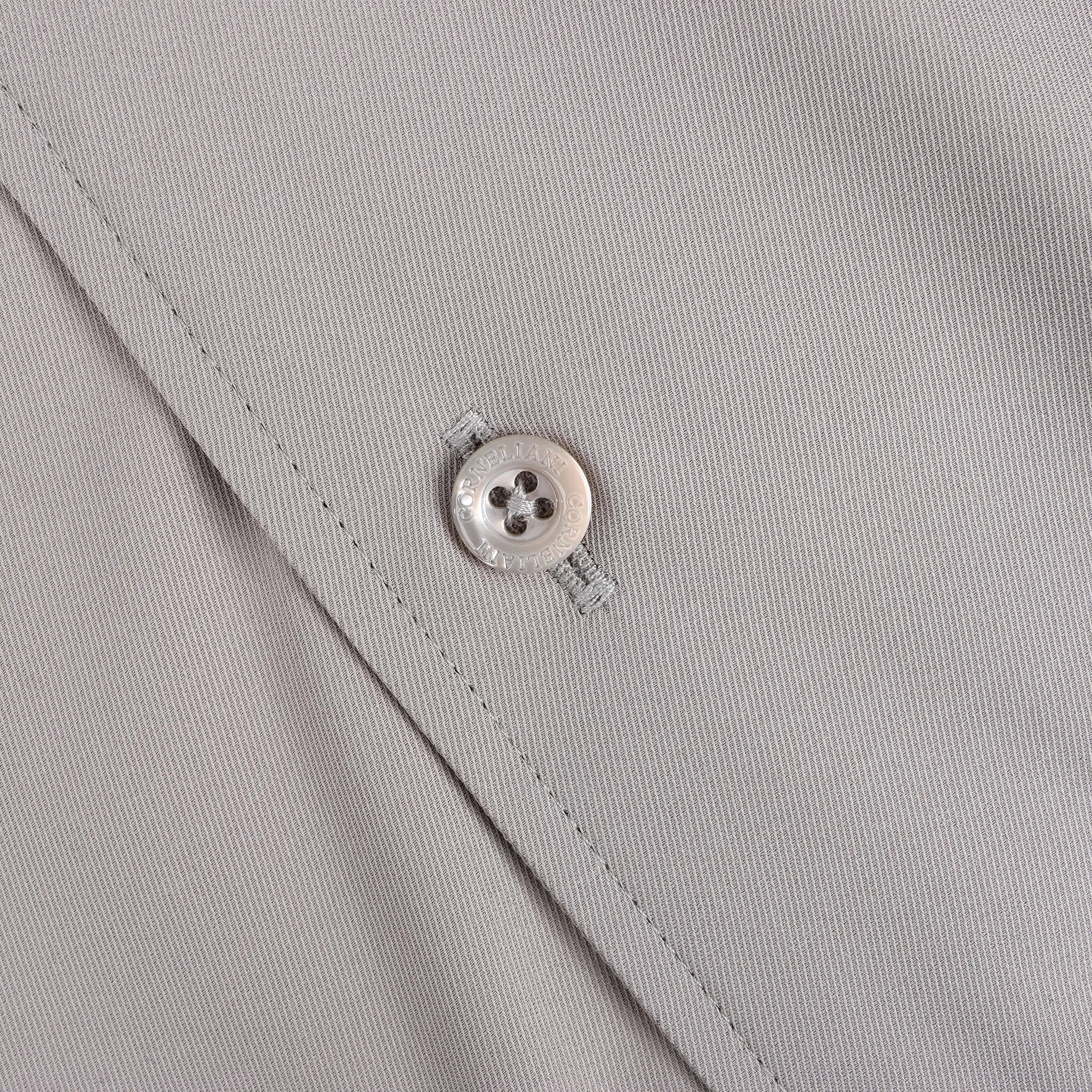 CORNELIANI CIRCLE Shirt in Gray, Size 41 IT