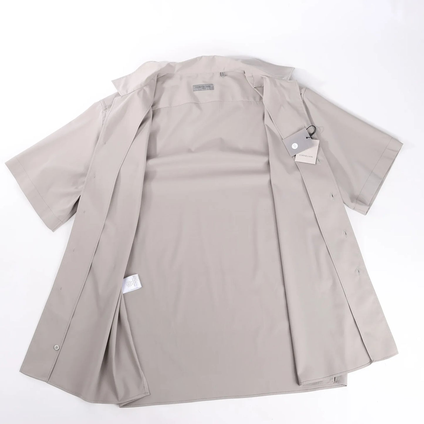 CORNELIANI CIRCLE Shirt in Gray, Size 41 IT