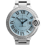 Cartier Ballon Bleu W4BB0028 3489426002BX SS AT Watch with Blue-Face