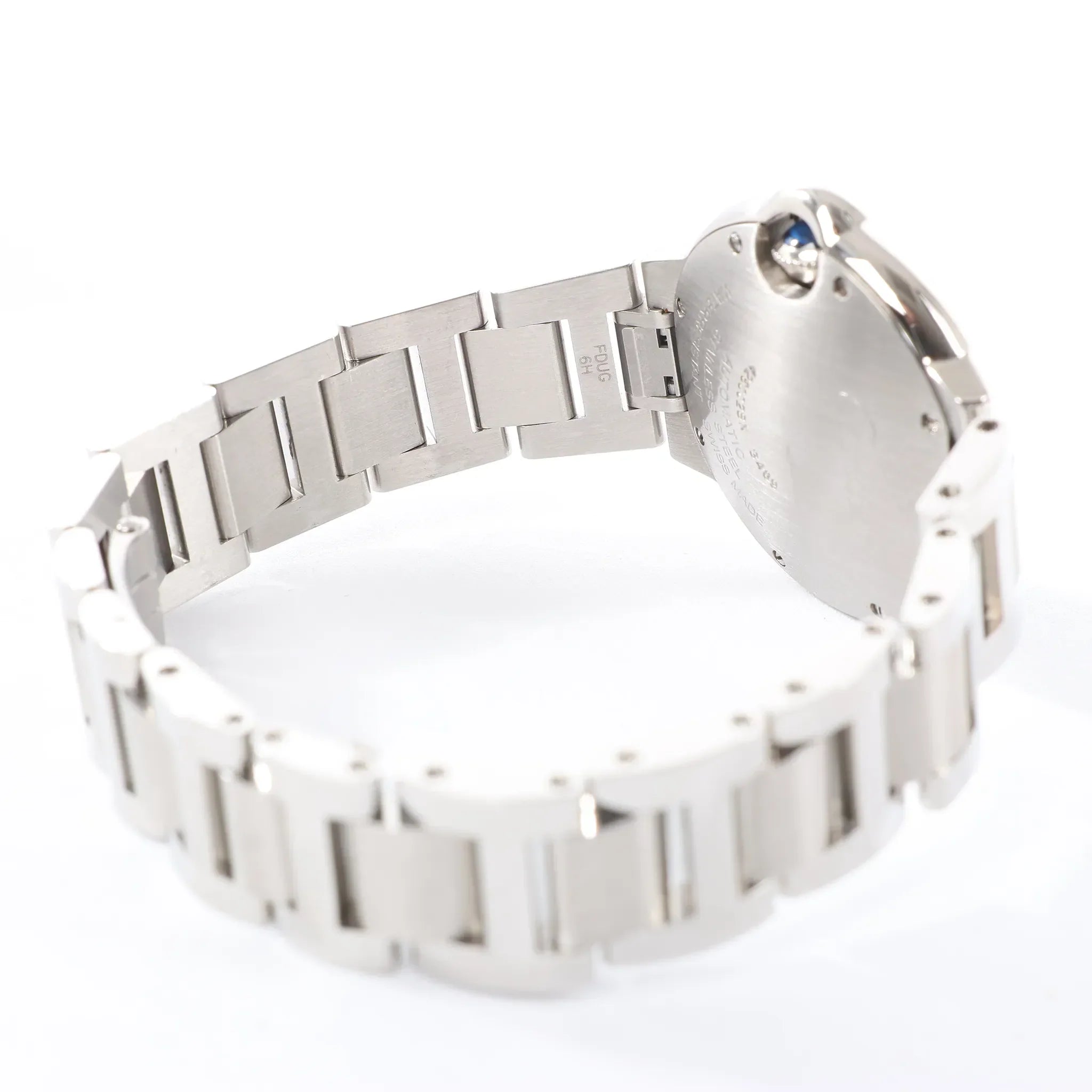 Cartier Ballon Bleu W4BB0028 3489426002BX SS AT Watch with Blue-Face
