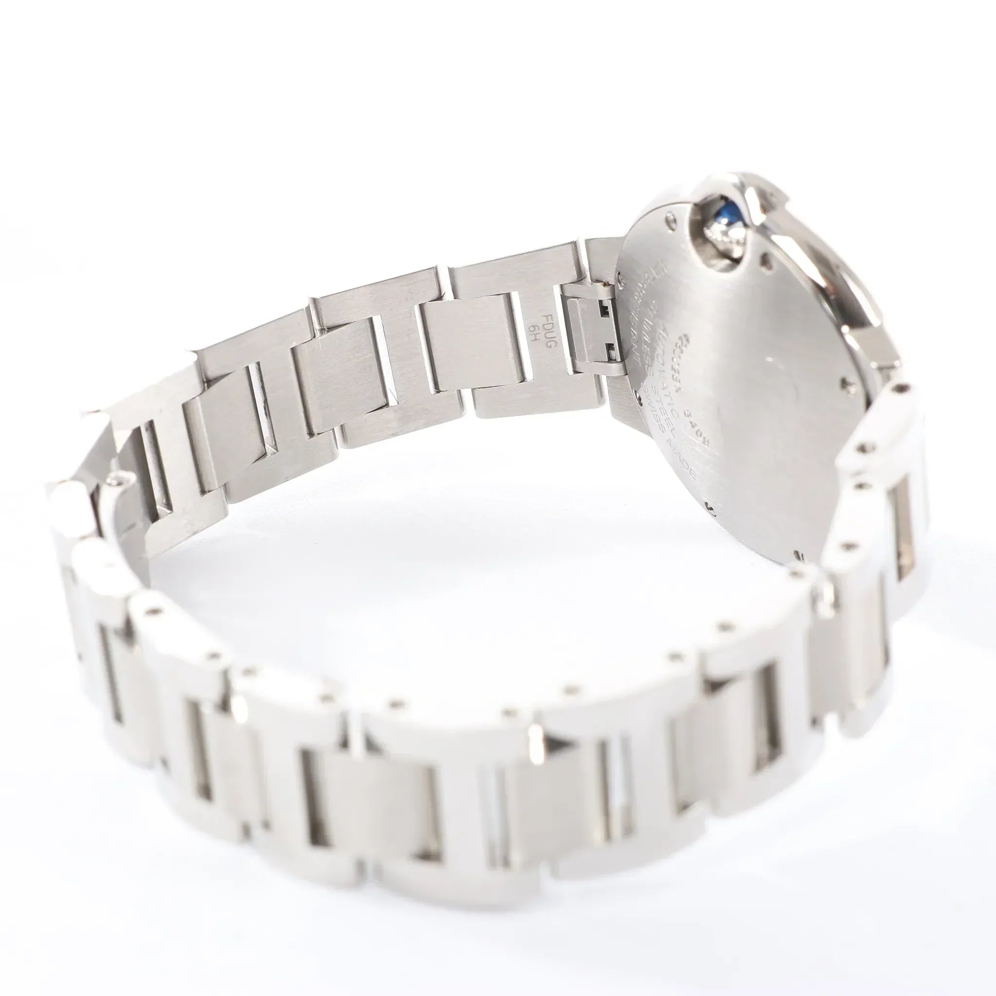 Cartier Ballon Bleu W4BB0028 3489426002BX SS AT Watch with Blue-Face