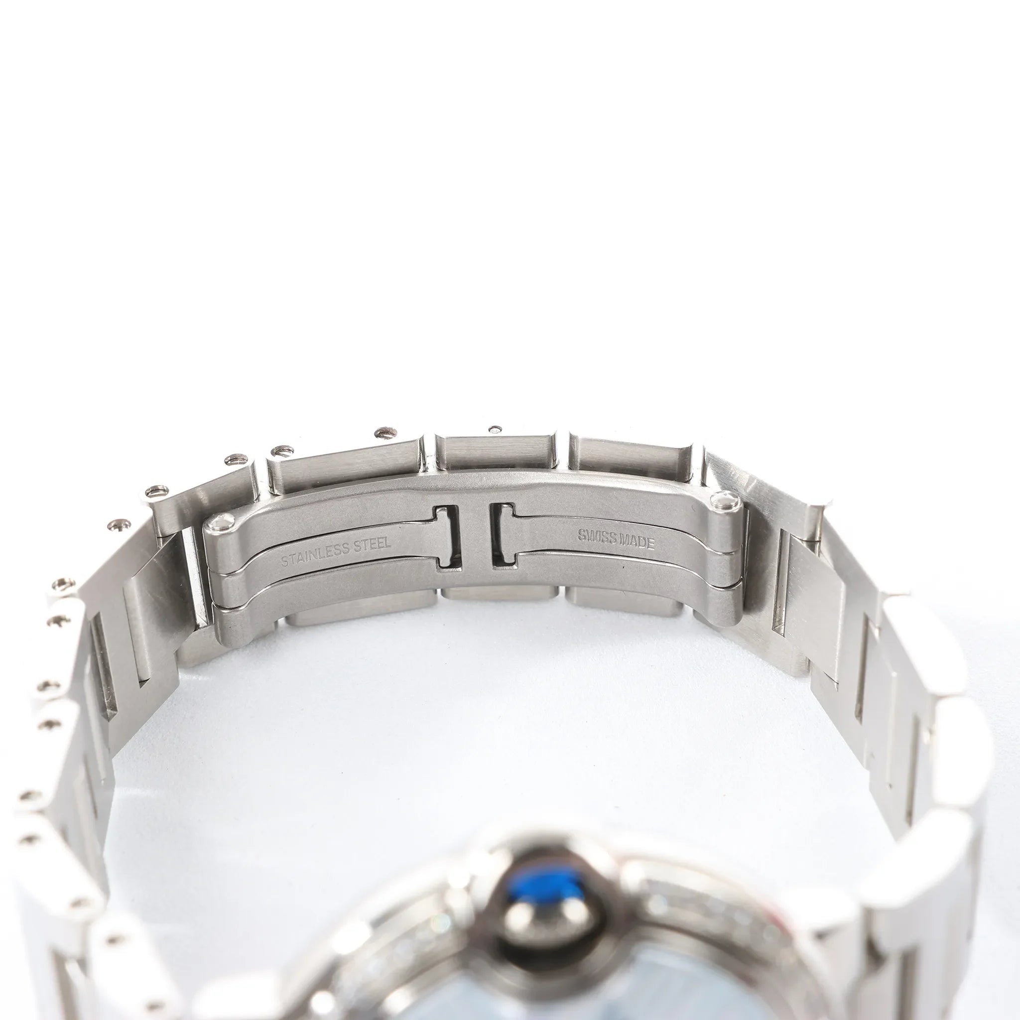 Cartier Ballon Bleu W4BB0028 3489426002BX SS AT Watch with Blue-Face