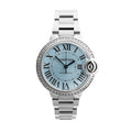 Cartier Ballon Bleu W4BB0028 3489426002BX SS AT Watch with Blue-Face