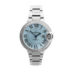 Cartier Ballon Bleu W4BB0028 3489426002BX SS AT Watch with Blue-Face