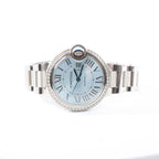 Cartier Ballon Bleu W4BB0028 3489426002BX SS AT Watch with Blue-Face