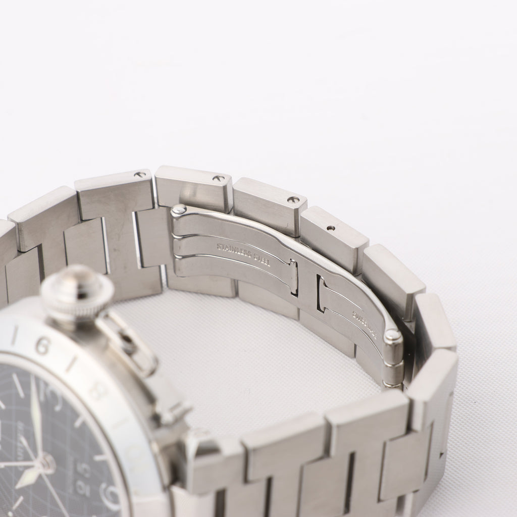 CARTIER Pasha C W31049M7 2550824719CD SS AT Black Dial Watch
