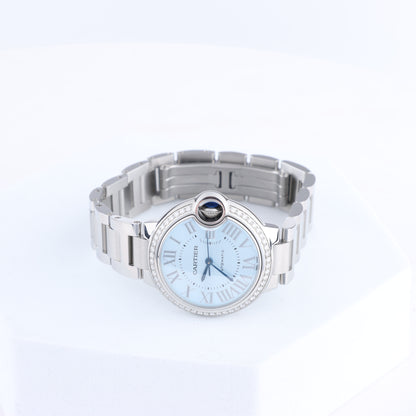 Montre Cartier Ballon Bleu W4BB0028 SS AT à cadran bleu