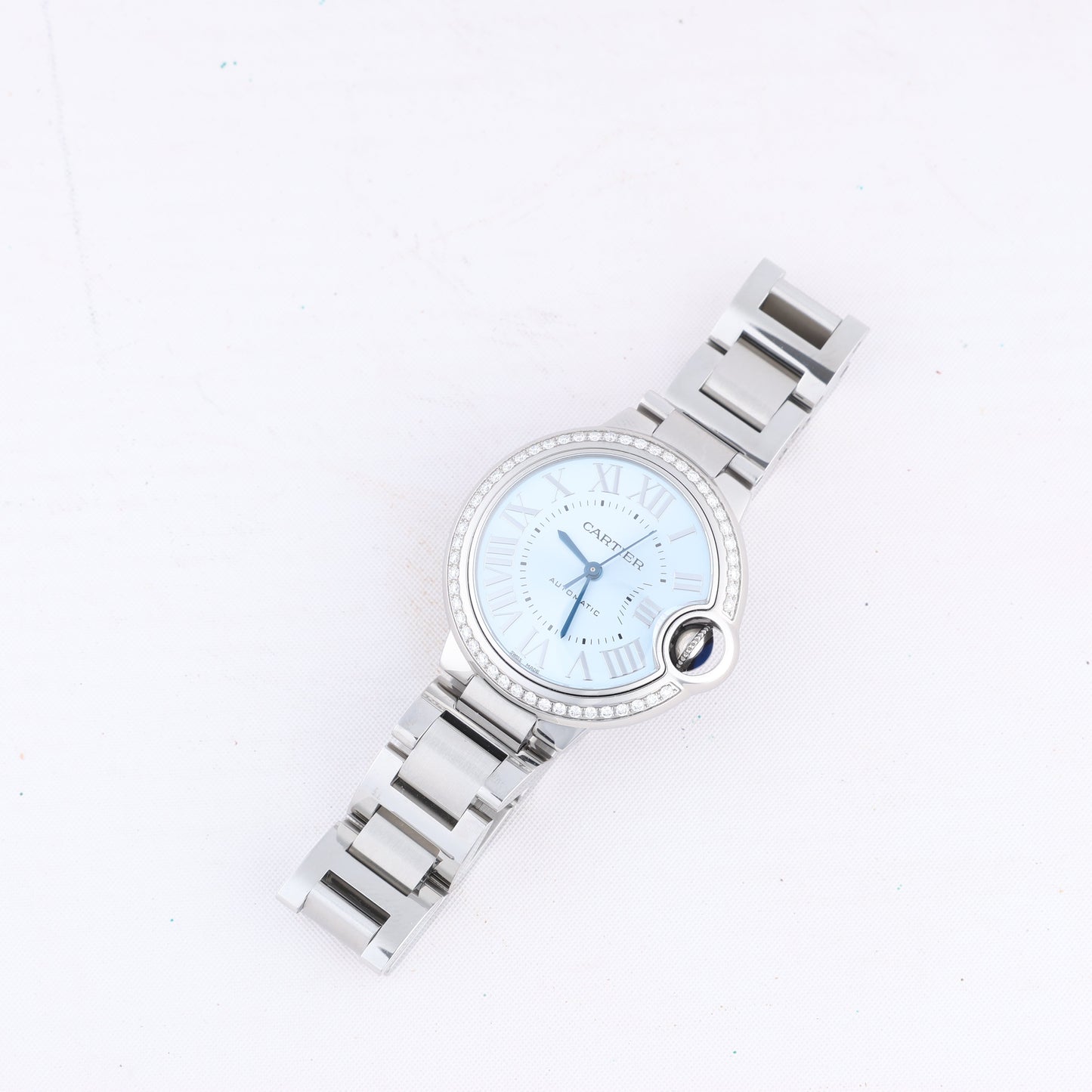 Cartier Ballon Bleu W4BB0028 SS AT Blue-Face Watch