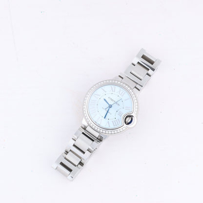 Cartier Ballon Bleu W4BB0028 SS AT Blue-Face Watch