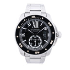 Cartier Calibr Doo Cartier W7100057 3729101416VX SS AT Black Dial Watch