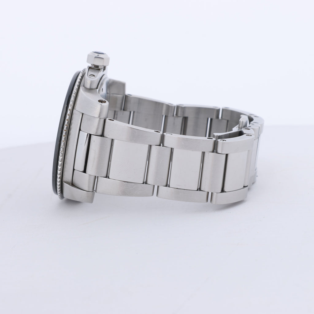 Cartier Calibr Doo Cartier W7100057 3729101416VX SS AT Black Dial Watch