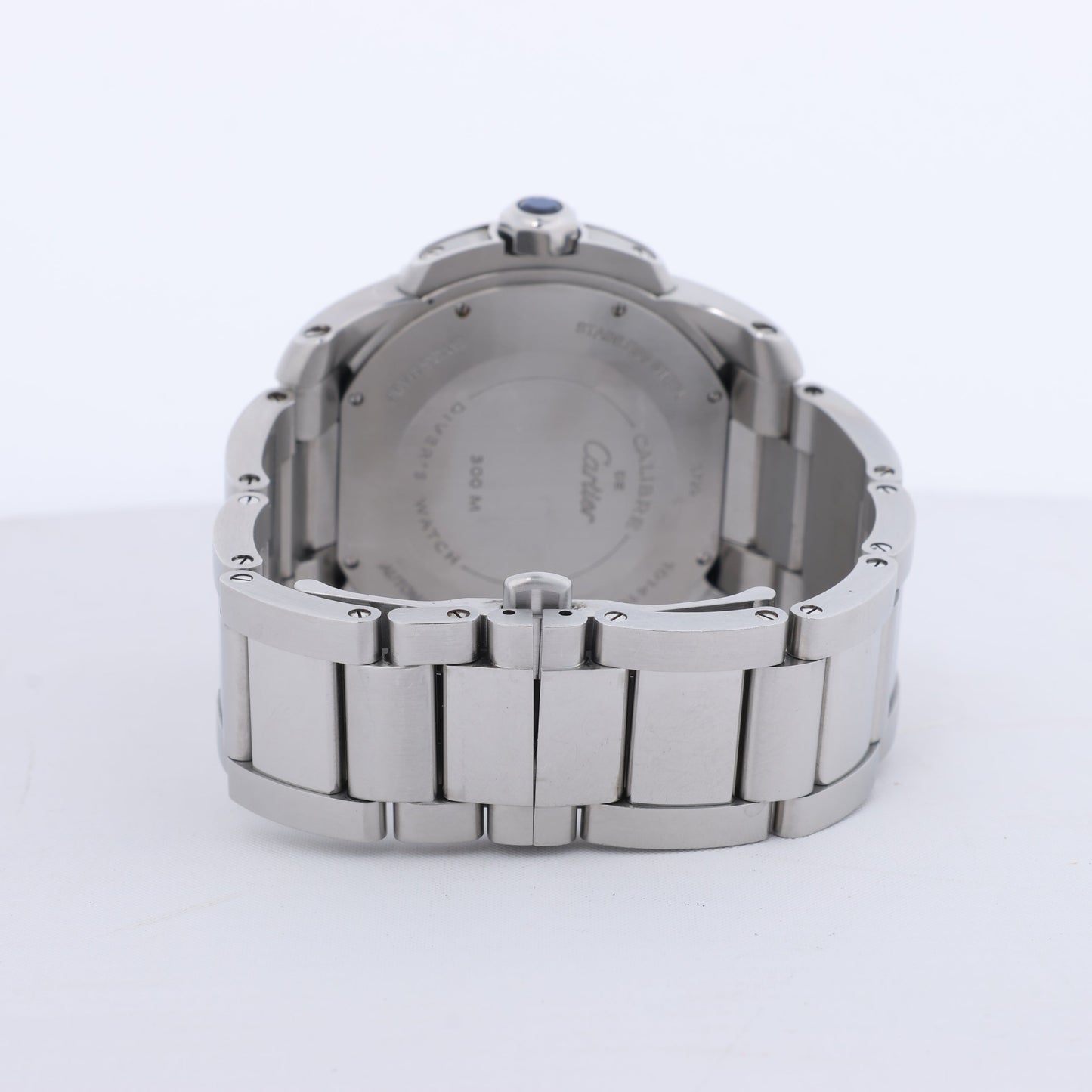 Montre Cartier Calibre Doo Cartier W7100057 3729101416VX SS AT à cadran noir