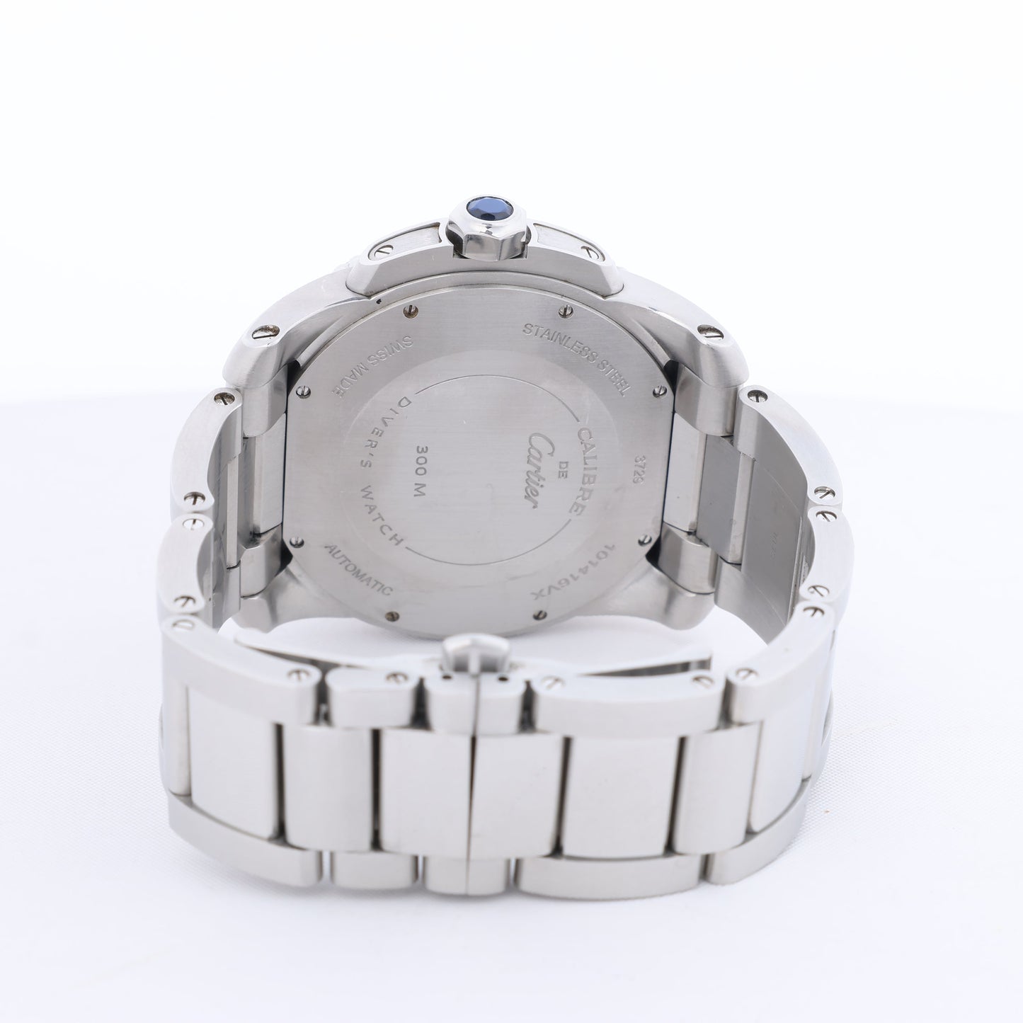 Montre Cartier Calibre Doo Cartier W7100057 3729101416VX SS AT à cadran noir