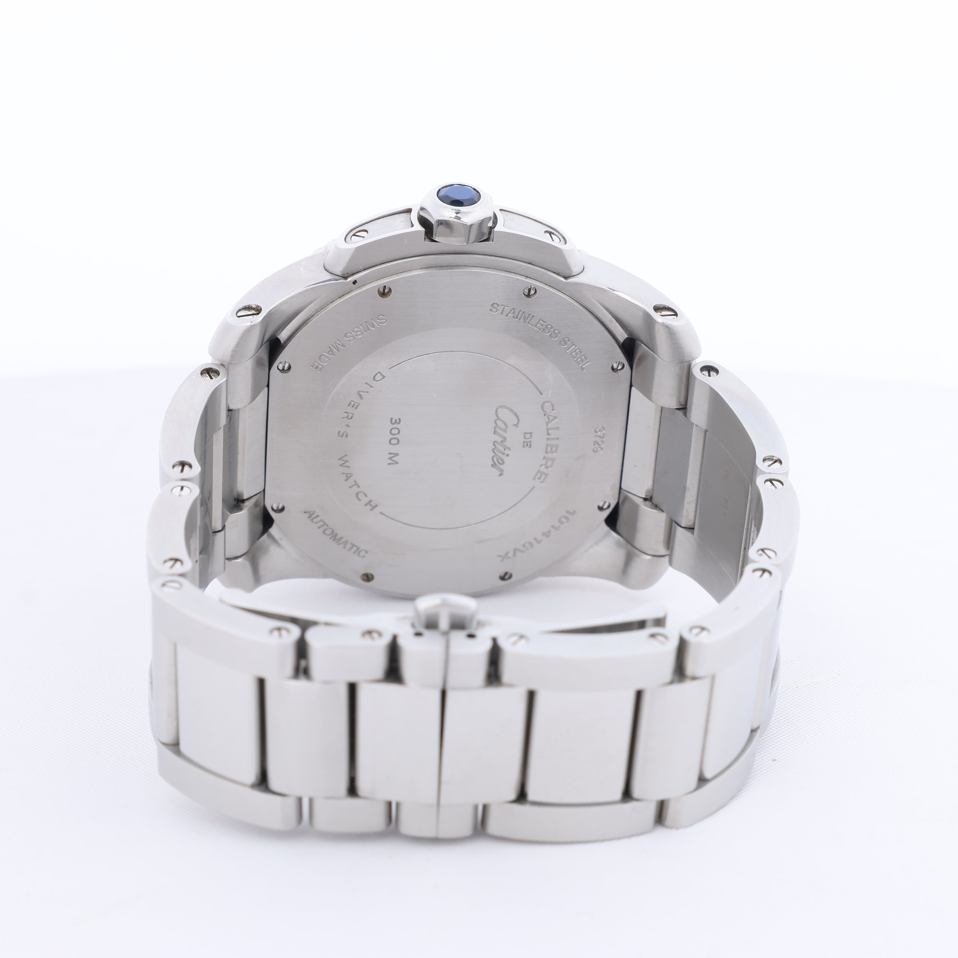 Cartier Calibr Doo Cartier W7100057 3729101416VX SS AT Black Dial Watch