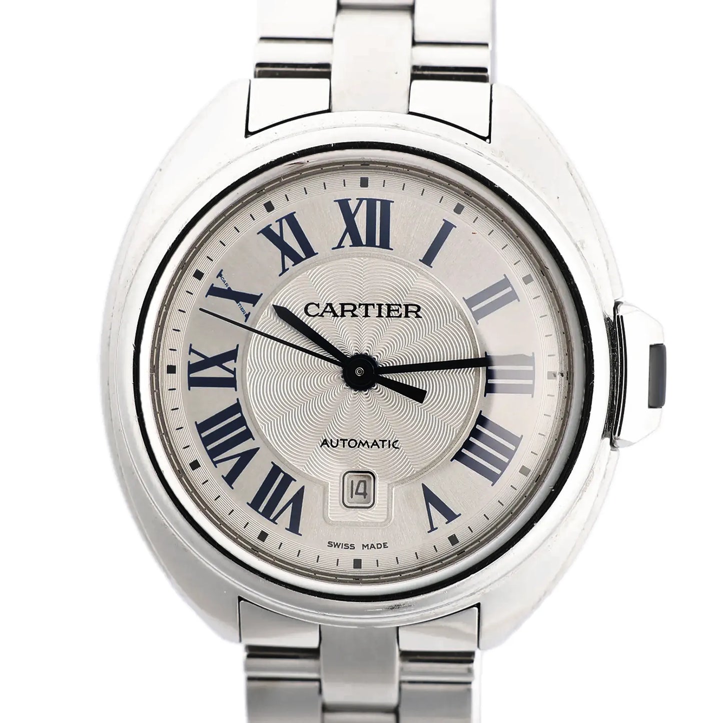 Cartier Cle de Cartier WSCL0005 SS x SS AT Watch with Silver Dial