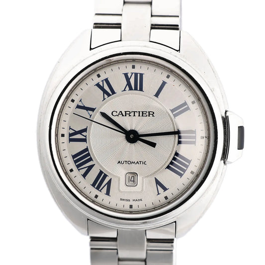 Cartier Cle de Cartier WSCL0005 SS x SS AT Watch with Silver Dial
