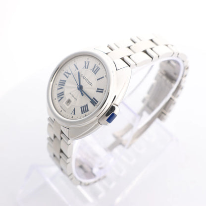 Cartier Cle de Cartier WSCL0005 SS x SS AT Watch with Silver Dial