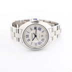 Cartier Cle de Cartier WSCL0005 SS x SS AT Watch with Silver Dial