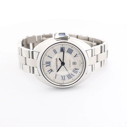 Cartier Cle de Cartier WSCL0005 SS x SS AT Watch with Silver Dial