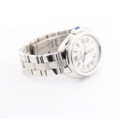 Cartier Cle de Cartier WSCL0005 SS x SS AT Watch with Silver Dial