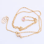 Cartier D'Amour Pink Sapphire Necklace 750(YG) 2.9g PZ7522