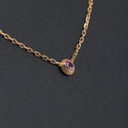 Cartier D'Amour Pink Sapphire Necklace 750(YG) 2.9g PZ7522